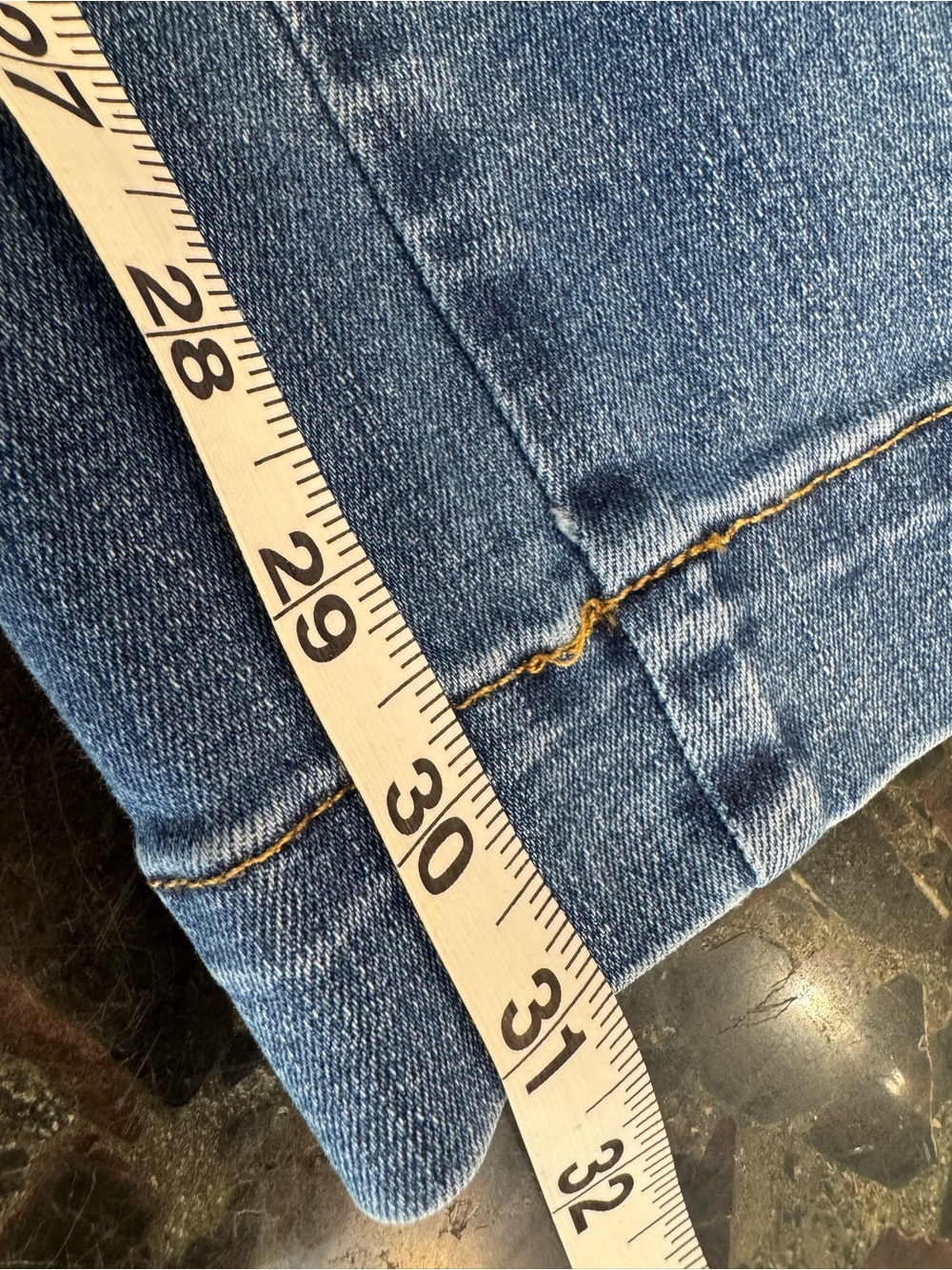 SPANX High-Rise Wide-Leg Jeans in Medium Blue Wash - Picture 4 of 7